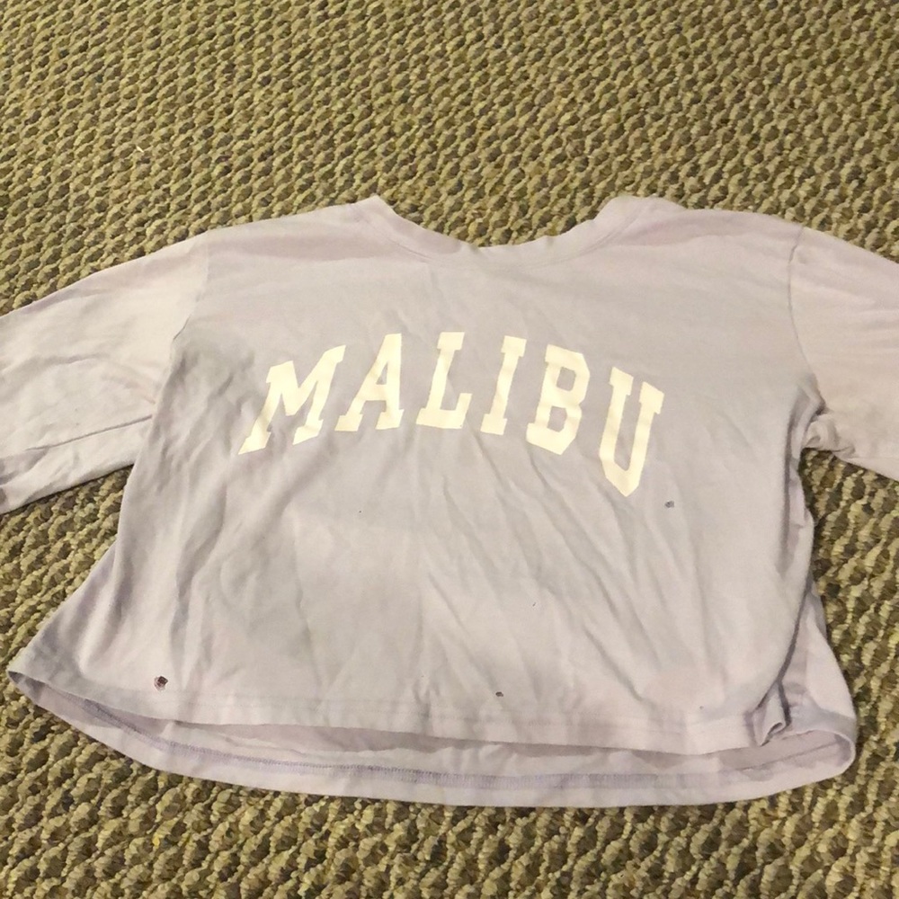 cropped malibu tee!